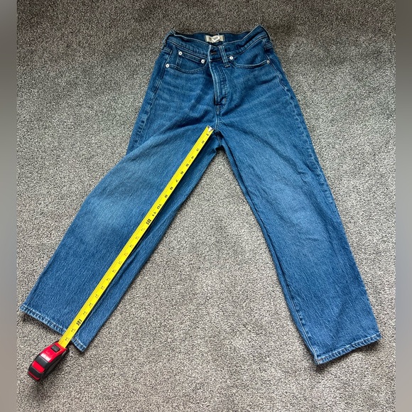 Madewell Petite Perfect Vintage Wide-Leg Jean in Leifland Wash Size 27 Petite - Picture 4 of 11